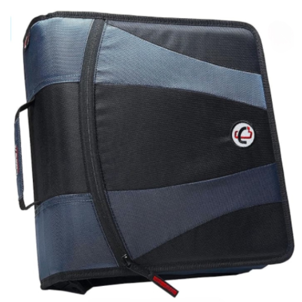 Case-it The Dual Zipper Binder - Two 2-Inch D-Rings